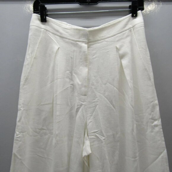 NEW THE NOLI SHOP Women’s Seychelles Relaxed Linen Pants White Size M - Picture 7 of 9
